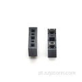 Conector fêmea de passo de 5,08 mm reto 3P